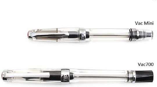 Twsbi Mini Smoke Πένα Καλλιγραφίας Stub Διάφανη