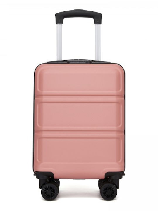 Miss Lulu Cabin Hard Travel Suitcase Nude with 4 Wheels Height 45cm