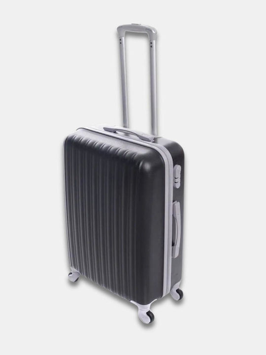 Reisekoffer Hart Schwarz mit 4 Räder Höhe 56cm