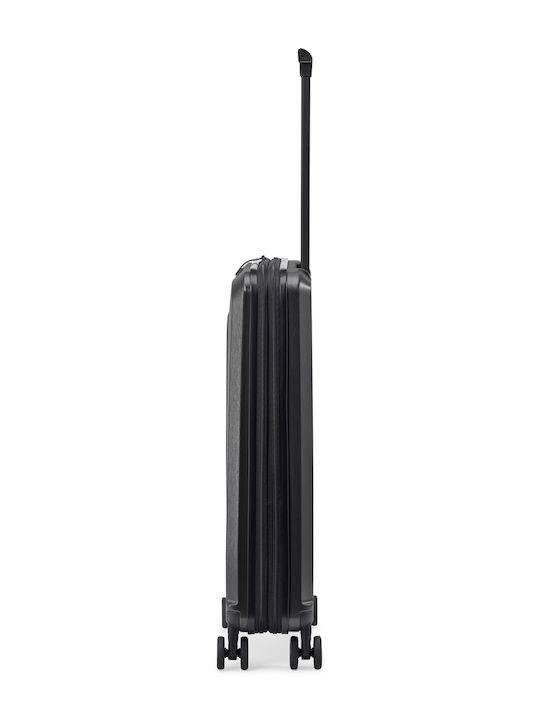 Senz° Μεγάλη Βαλίτσα Ταξιδίου Pure Black με 4 Ρόδες