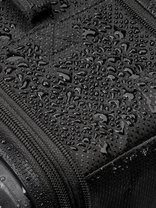 Senz° Μεγάλη Βαλίτσα Ταξιδίου Pure Black με 4 Ρόδες