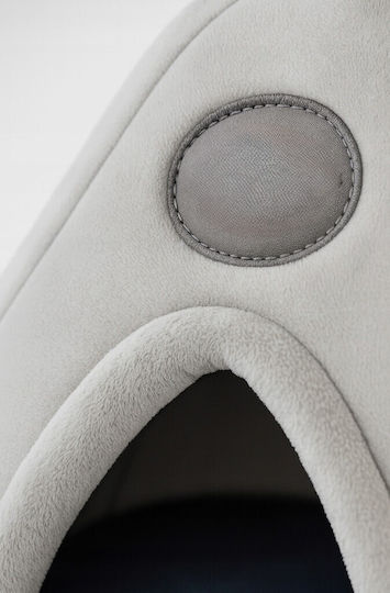 Dog Cat Bed Zola Soft Material Comfortable Cushion 45 X 45 X 42 Cm Gray