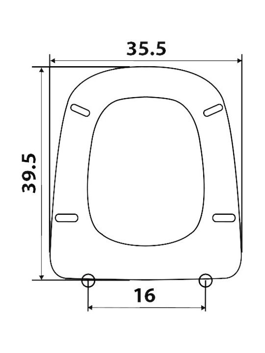 Ideal Standard Καπάκι Λεκάνης Πλαστικό