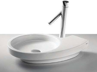 Roca Urbi Επικαθήμενος Νιπτήρας Πορσελάνης 58x40cm Λευκός Roca Urbi Επικαθήμενος Νιπτήρας Πορσελάνης 58x40cm Λευκός