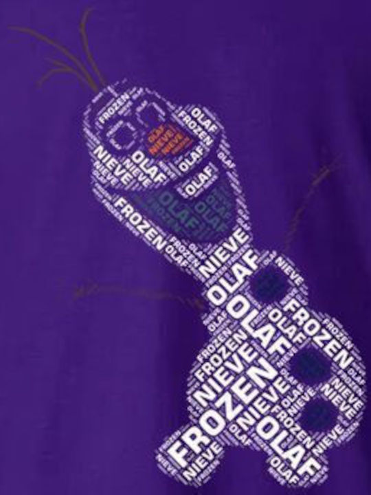 Tricou pentru copii Purple OLAF