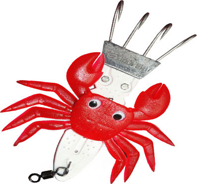 Technofish Large Artificial Bait Octopuses No5 230gr White-Red