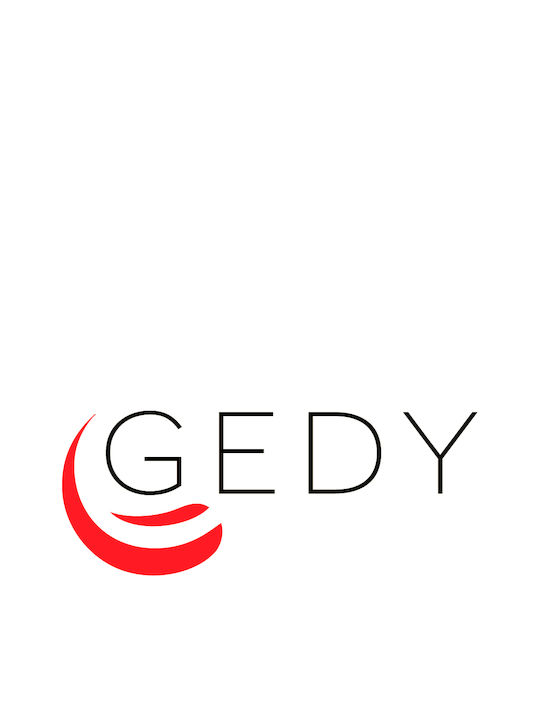 Gedy Inox Καλαθάκι Μπάνιου Soft Close 5lt Ασημί
