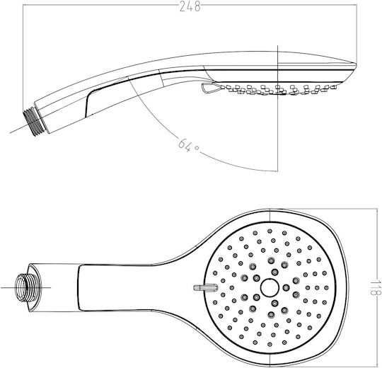 Piccadilly Handheld Showerhead