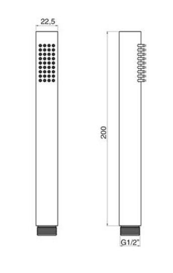 Piccadilly Handheld Showerhead