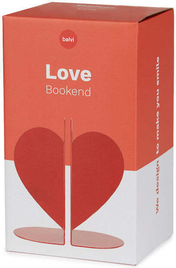 Suporturi De Capăt De Carte Inimă Love Double Bookend Balvi 28211