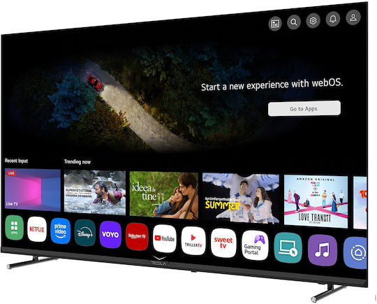 Tesla Смарт Телевизор 55" 4K UHD Direct LED 55E655BUW HDR (2025)