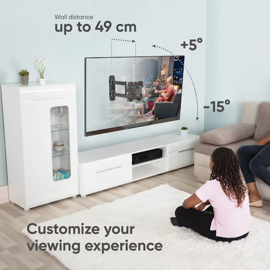 Onkron Wall TV Mount up to 43" Black