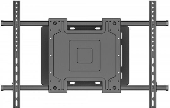 Techly Tv Mount Ultra Slim Επικλινόμενη Βάση Διπλό Βραχίονα Tv 65”-110” Full-motion Έως 120kg
