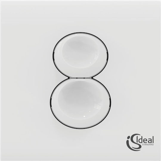Ideal Standard Septa Pro Spülplatten für Toiletten Doppelspülung