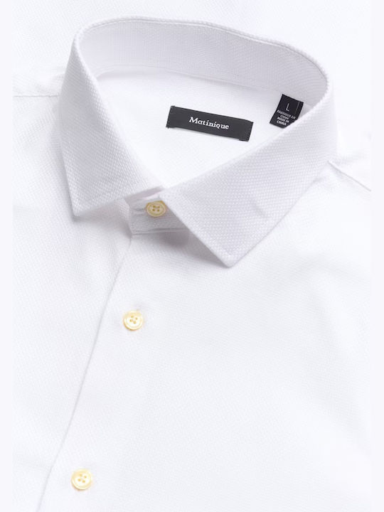 Langärmlig Hemd White