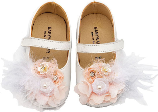 Babywalker Taufschuhe Für Mädchen Leder Weiße