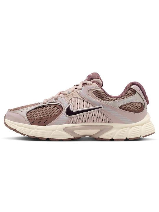 Kids Sports Shoes Running with Laces Brown