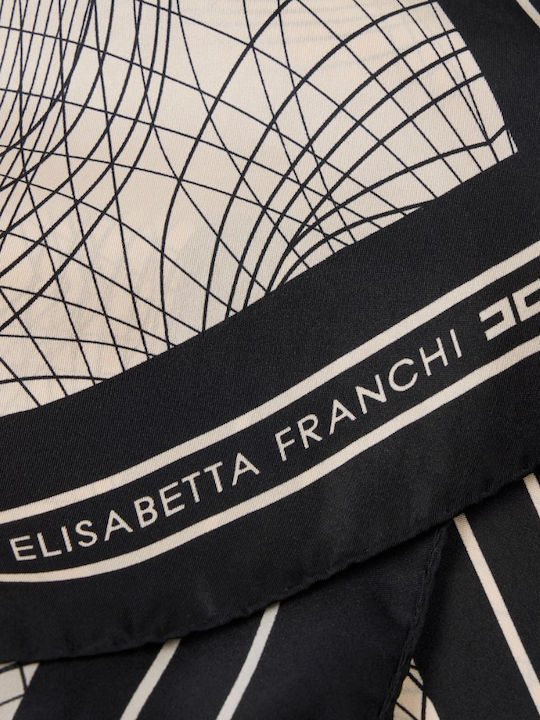 Elisabetta Franchi Γυναικείο Φουλάρι Μαύρο