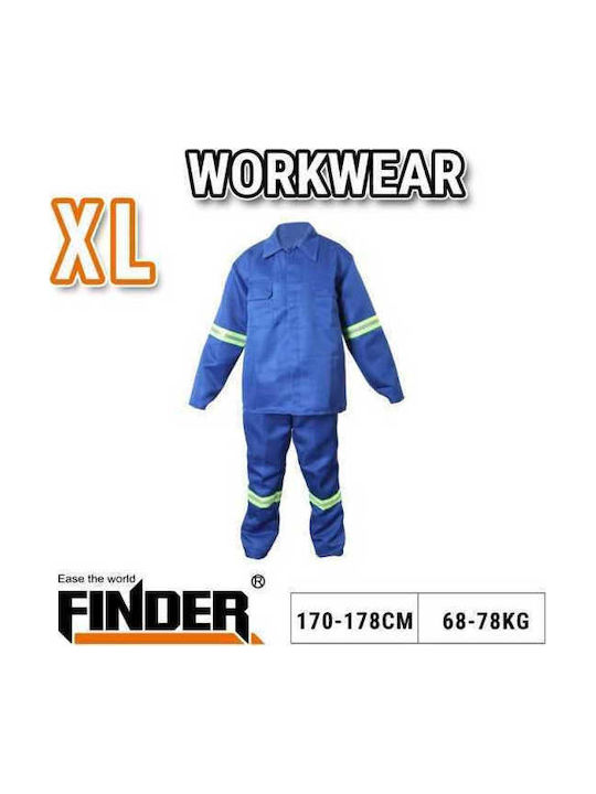 Finder Work Coveralls Full Body with Reflective Tapes