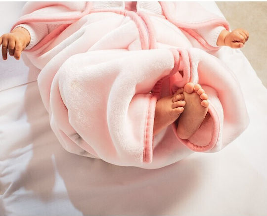 Interbaby Κουβέρτα Ισπανίας Αγκαλιάς & Λίκνου Ροζ 80x90εκ.