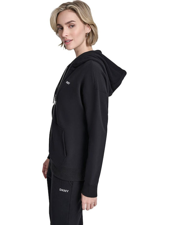 DKNY Jacket Black with Hood