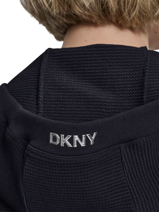 Women's Sweatshirt Jacket Hooded Black