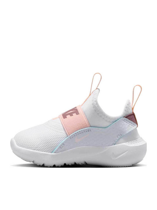 Flex Runner Kids Sports Shoes Running Slip-On White