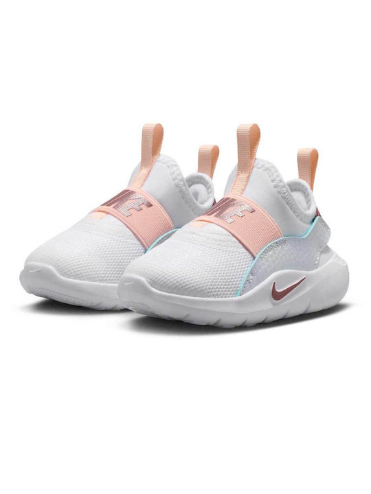 Flex Runner Kids Sports Shoes Running Slip-On White