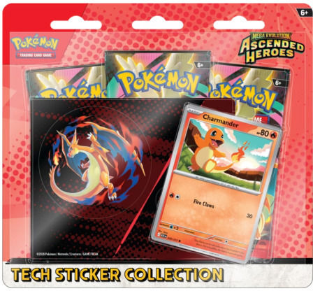 Pokemon Mega Evolution: Ascended Heroes Deck Charmander Tech Sticker Collection (JPN)