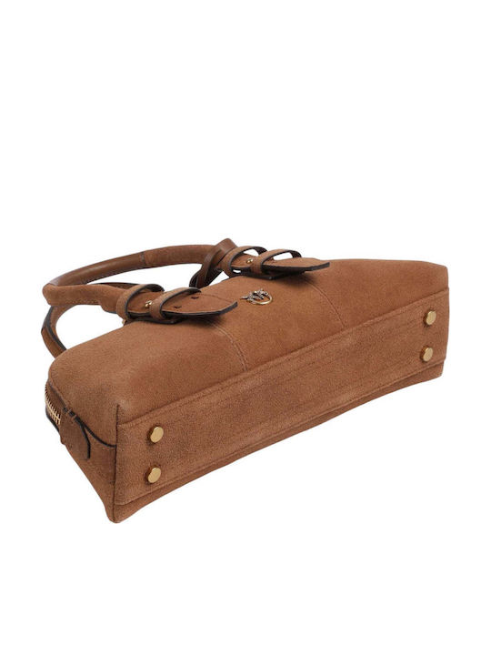Leather Women's Bag Shoulder Tabac Brown
