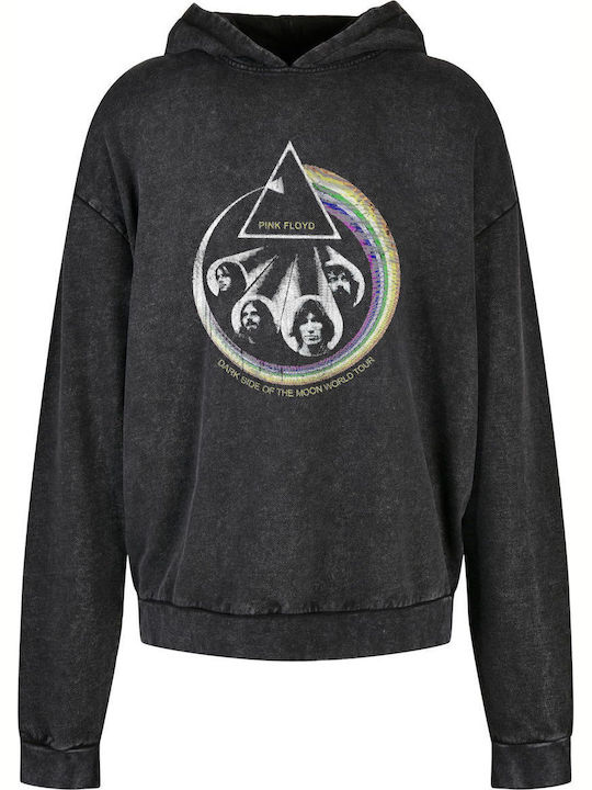 Oversized Premium Hoodie Pink Floyd2 Rock Avenue Black