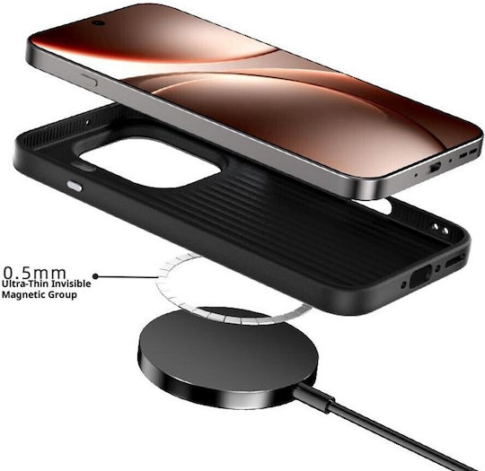 Abeel Back Cover Plastic Black (Oppo Find X9 5G)