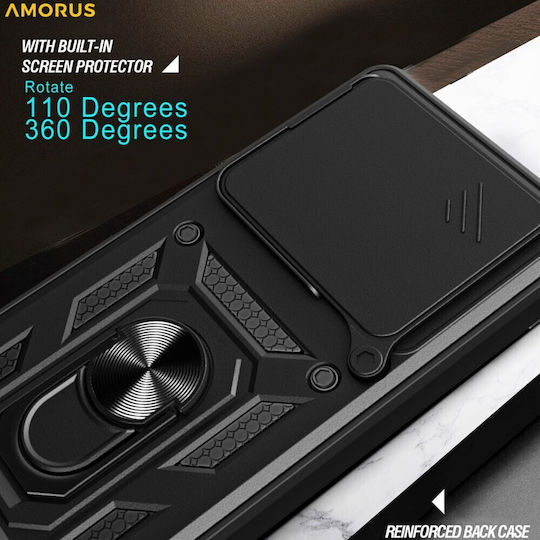 Amorus Back Cover Πλαστικό Μαύρο (Oppo Find X9 5G)
