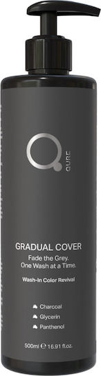Qure Gradual Cover Χρωμοσαμπουάν 500ml