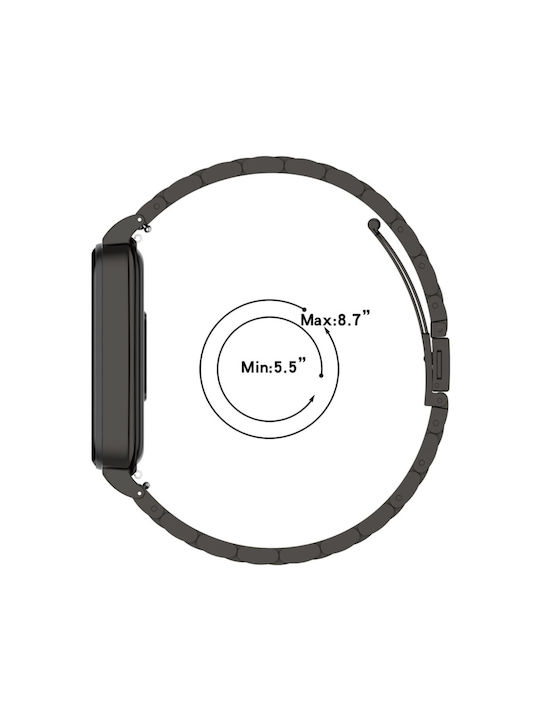 Xiaomi Smart Band 8 Active Curea Oțel Inoxidabil Neagră