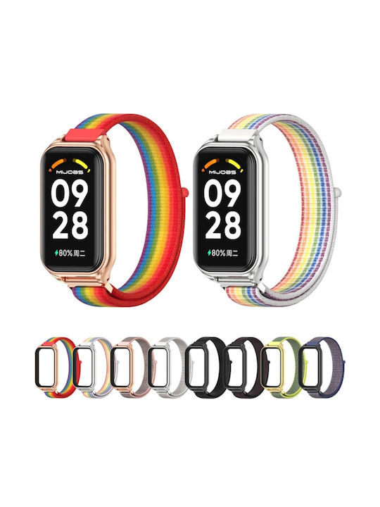 Xiaomi Smart Band 8 Active Mijobs Кайшък Найлон Черен