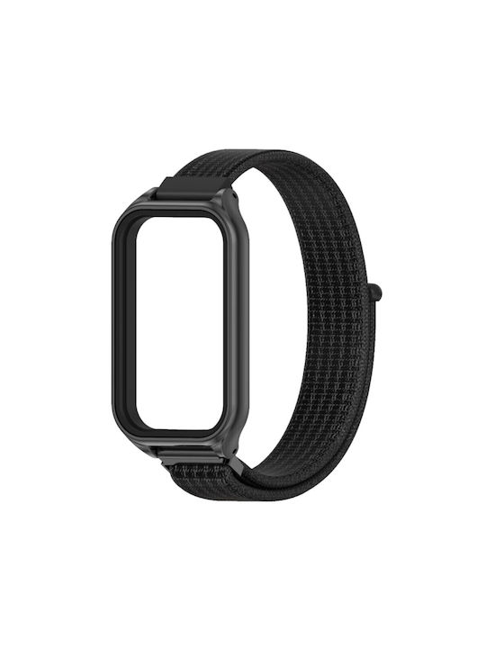 Xiaomi Smart Band 8 Active Mijobs Кайшък Найлон Черен