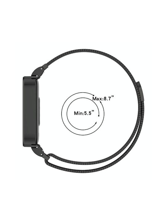 Xiaomi Smart Band 8 Active Xdfind Λουράκι Ανοξείδωτο Ατσάλι Silver