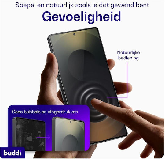 Tempered Glass Compatible With Samsung Galaxy S25 Ultra Buddi Easy Fit Scratch Resistant Screen Protection Glass 2 Pieces Clear