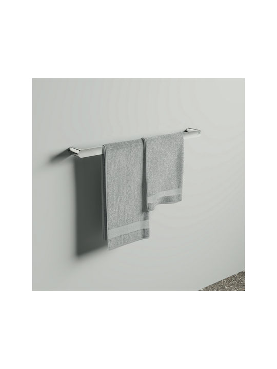 Ideal Standard Conca Single Wall-Mounted Bathroom Rail Silver