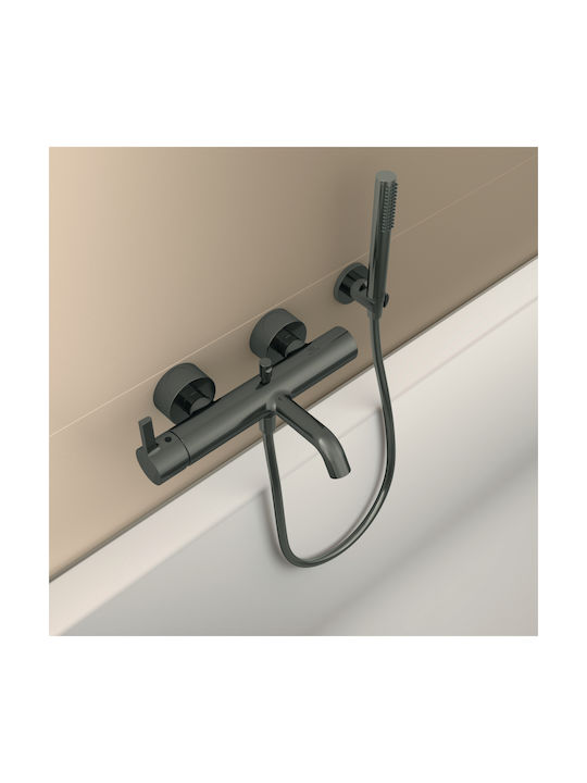 Ideal Rain Wall Bracket Cylindrical Magnetic Grey Bc806a5