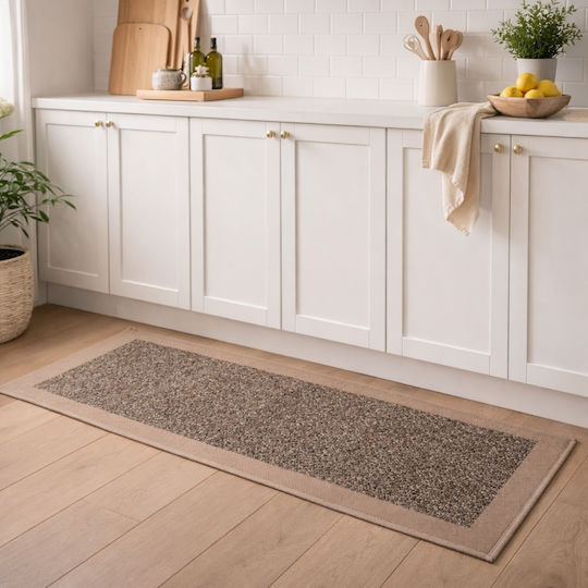 My Home Luxury Rectangular Kitchen Mat 50x80cm BZTH-0380 Beige
