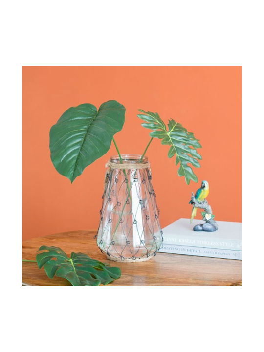 Artificial Decorative Branch Palm Tree Green 84cm Artekko
