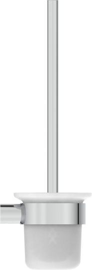 Ideal Standard Conca Glas Badezimmer Toilettenbürste Silber