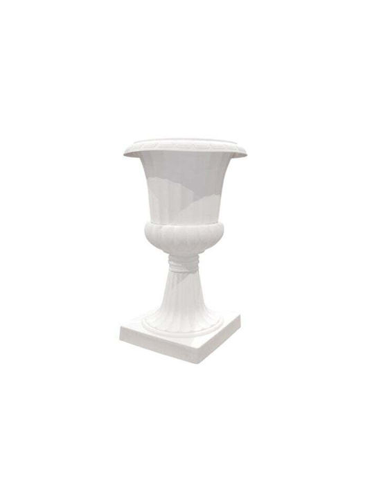 Paper Pack Διακοσμητικό Βάζο Πλαστικό Λευκό 25xΥ42cm