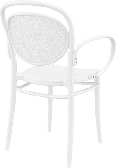 Καρέκλα Τραπεζαρίας Marcel Xl 57x52x85εκ. White