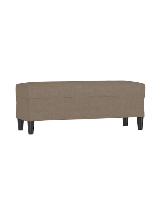 Fabric Upholstered Burgundy Bench Stool 70x35x41cm