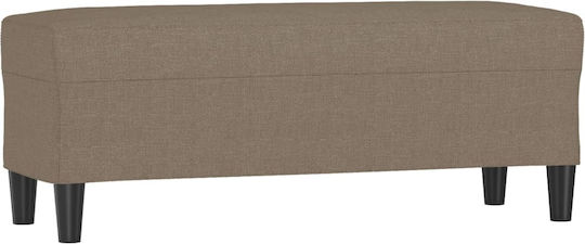 Fabric Upholstered Burgundy Bench Stool 70x35x41cm