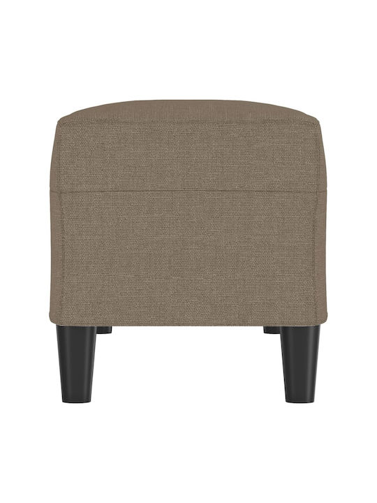 Fabric Upholstered Bench Stool with Light Yellow Colour 70x35x41cm