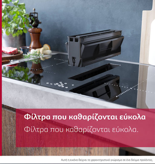 Neff N 70 Smart Induction Cooktop Autonomous with Hood & Child Lock Function 59.2x52.2εκ.